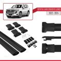Toyota Land Cruiser (J300) 2022 ve Sonrası ile Uyumlu FLY Model Ara Atkı Tavan Barı Siyah 2 Adet