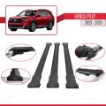 Honda Pilot 2023-2025 Arası ile Uyumlu FLY Model Ara Atkı Tavan Barı Siyah 3 Adet
