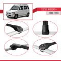 Suzuki Wagon R+ 1998-2003 Arası ile Uyumlu ACE-1 Ara Atkı Tavan Barı Siyah 3 Adet