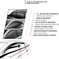 Renault Symbol 2013-2020 Sport Style Cam Rüzgarlığı