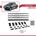 Toyota Hilux 7 (AN30) 2005-2015 Arası ile Uyumlu BASIC Model Ara Atkı Tavan Barı Gri 3 Adet
