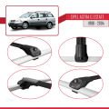 Opel Astra G (T98) SW 1998-2004 Arası ile Uyumlu ACE-1 Ara Atkı Tavan Barı Siyah 3 Adet