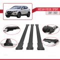 Nissan Rogue Sport 2017-2022 Arası ile Uyumlu FLY Model Ara Atkı Tavan Barı Siyah 3 Adet