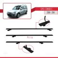 Opel Combo C 2001-2011 Arası ile Uyumlu BASIC Model Ara Atkı Tavan Barı Siyah 2 Adet
