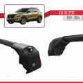 Kia Seltos 2021-2024 Arası ile Uyumlu ACE-2 Model Ara Atkı Tavan Barı Siyah 2 Adet