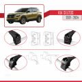 Kia Seltos 2021-2024 Arası ile Uyumlu ACE-2 Model Ara Atkı Tavan Barı Siyah 2 Adet