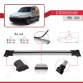 Citroen Berlingo (M49) 1996-2003 Arası ile Uyumlu FLY Model Ara Atkı Tavan Barı Gri 3 Adet