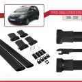 Toyota Corolla Spacio 2 (E120) 2001-2007 Arası ile Uyumlu FLY Model Ara Atkı Tavan Barı Siyah 2 Adet