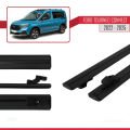 Ford Transit/Tourneo Connect 3 2022 ve Sonrası ile Uyumlu BASIC Model Ara Atkı Tavan Barı Siyah 2 Adet