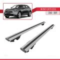 Infiniti QX70 (S51) 2013-2017 Arası ile Uyumlu HOOK Model Ara Atkı Tavan Barı Gri 2 Adet