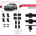 Opel/Vauxhall Crossland 2020-2024 Arası ile Uyumlu ACE-4 Ara Atkı Tavan Barı Siyah 2 Adet