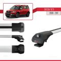 Skoda Yeti 2009-2017 Arası ile Uyumlu ACE-1 Ara Atkı Tavan Barı Gri 3 Adet