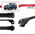 Suzuki Jimny 3 1998-2018 Arası ile Uyumlu ACE-1 Ara Atkı Tavan Barı Siyah 2 Adet