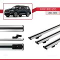 Infiniti QX80 (Z62) 2014-2023 Arası ile Uyumlu BASIC Model Ara Atkı Tavan Barı Gri 3 Adet