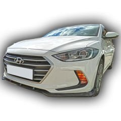 Hyundai Elantra 2016 - 18 Custom Ön Lip (3 Parça) Plastik Boyasız