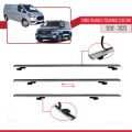 Ford Transit/Tourneo Custom 2012-2023 Arası ile Uyumlu BASIC Model Ara Atkı Tavan Barı Gri 3 Adet