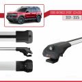 Ford Bronco Sport (CX430) 2021 ve Sonrası ile Uyumlu ACE-1 Ara Atkı Tavan Barı Gri 2 Adet