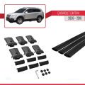 Chevrolet Captiva 2006-2010 Arası ile Uyumlu FLY Model Ara Atkı Tavan Barı Siyah 3 Adet