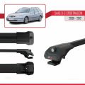 Saab 9-3 II SW 2006-2012 Arası ile Uyumlu ACE-1 Ara Atkı Tavan Barı Siyah 3 Adet
