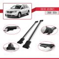 Dodge Journey 2008 ve Sonrası ile Uyumlu FLY Model Ara Atkı Tavan Barı Gri 2 Adet