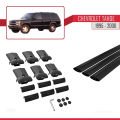 Chevrolet Tahoe 1995-2000 Arası ile Uyumlu FLY Model Ara Atkı Tavan Barı Siyah 3 Adet