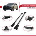 Toyota RAV4 Adventure 2019-2024 Arası ile Uyumlu FLY Model Ara Atkı Tavan Barı Gri 2 Adet