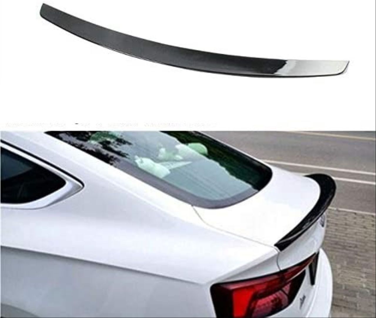 Audi A5 2017 + Sportback  Uyumlu Spoiler - Pıano Black / Parlak Siyah