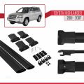Toyota Highlander 2001-2007 Arası ile Uyumlu FLY Model Ara Atkı Tavan Barı Siyah 2 Adet