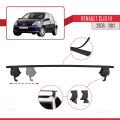 Renault Clio 3 2006-2012 Arası ile Uyumlu ACE-4 Ara Atkı Tavan Barı Siyah 2 Adet