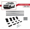 Citroen C5 Aircross 2018 ve Sonrası ile Uyumlu BASIC Model Ara Atkı Tavan Barı Gri 2 Adet