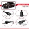 Renault Megane 3 ST 2009-2015 Arası ile Uyumlu ACE-1 Ara Atkı Tavan Barı Gri 3 Adet