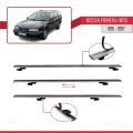 Nissan Primera (W10) Traveller 1991-1997 Arası ile Uyumlu BASIC Model Ara Atkı Tavan Barı Gri 2 Adet