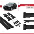 BMW X6 (E71) 2008-2014 Arası ile Uyumlu FLY Model Ara Atkı Tavan Barı Siyah 2 Adet