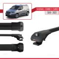 Vauxhall Combo E Cargo 2019-2022 Arası ile Uyumlu ACE-1 Ara Atkı Tavan Barı Siyah 2 Adet