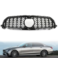 Mercedes W213 E Serisi 2020+  Uyumlu GTR Panjur Siyah / Telli Versiyon (Mesh Style)