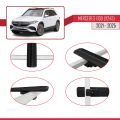 Mercedes EQB (X243) 2021 ve Sonrası ile Uyumlu BASIC Model Ara Atkı Tavan Barı Siyah 3 Adet