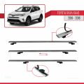 Toyota RAV4 IV (XA40) Post-Facelift 2016-2018 Arası ile Uyumlu BASIC Model Ara Atkı Tavan Barı Gri 2 Adet