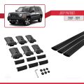 Jeep Patriot 2007-2017 Arası ile Uyumlu FLY Model Ara Atkı Tavan Barı Siyah 3 Adet