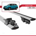 Suzuki Vitara 2015 ve Sonrası ile Uyumlu HOOK Model Ara Atkı Tavan Barı Gri 2 Adet