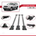 Jeep Grand Cherokee 3 (WK) 2005-2010 Arası ile Uyumlu FLY Model Ara Atkı Tavan Barı Gri 3 Adet