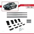 Toyota Hilux 7 (AN30) 2005-2015 Arası ile Uyumlu BASIC Model Ara Atkı Tavan Barı Gri 2 Adet
