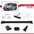 Opel Vivaro A 2001-2014 Arası ile Uyumlu FLY Model Ara Atkı Tavan Barı Siyah 3 Adet