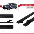 Toyota Sequoia 2008-2022 Arası ile Uyumlu BASIC Model Ara Atkı Tavan Barı Siyah 2 Adet