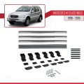 Mercedes M Class (W163) 1998-2005 Arası ile Uyumlu BASIC Model Ara Atkı Tavan Barı Gri 3 Adet