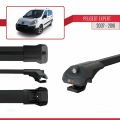 Peugeot Expert 2 2007-2016 Arası ile Uyumlu ACE-1 Ara Atkı Tavan Barı Siyah 2 Adet