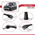 Renault Kangoo 2 (X61) 2007-2020 Arası ile Uyumlu ACE-1 Ara Atkı Tavan Barı Siyah 2 Adet