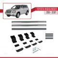 Toyota Highlander 2001-2007 Arası ile Uyumlu BASIC Model Ara Atkı Tavan Barı Gri 2 Adet
