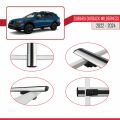 Subaru Outback Wilderness 2022-2024 Arası ile Uyumlu BASIC Model Ara Atkı Tavan Barı Gri 2 Adet