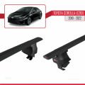 Toyota Corolla 12 (E210) Sedan 2019-2022 Arası ile Uyumlu ACE-4 Ara Atkı Tavan Barı Siyah 2 Adet