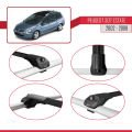 Peugeot 307 SW 2002-2008 Arası ile Uyumlu ACE-1 Ara Atkı Tavan Barı Siyah 2 Adet
